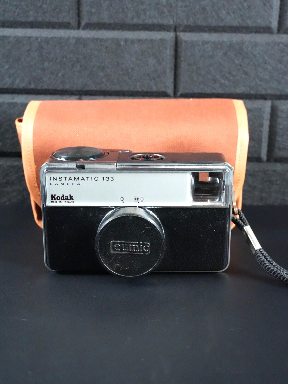 Kodak Instamatic 133 Vintage 1970'S 126 Film Camera + Case  - Tested & Working