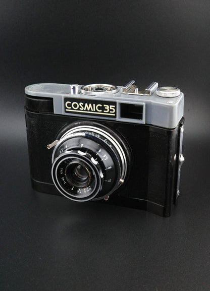 Cosmic 35 Vintage 35mm Film Camera + Original Case Faulty Spares Repair Display