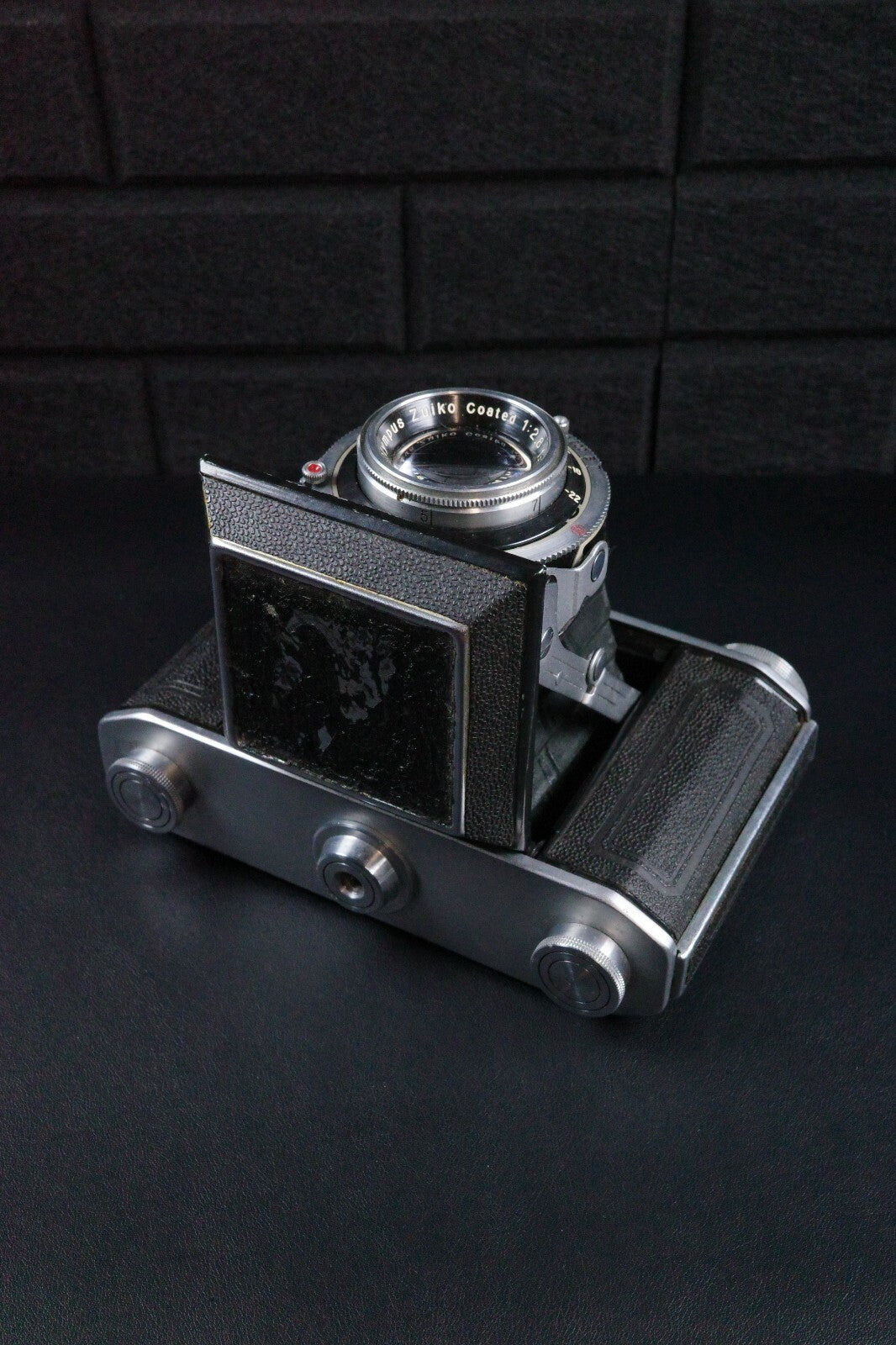 Olympus Six D.Zuiko 75mm f/3.5 6x6 Folding Film Camera Tested & Working
