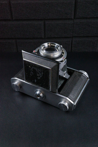 Olympus Six D.Zuiko 75mm f/3.5 6x6 Folding Film Camera Tested & Working