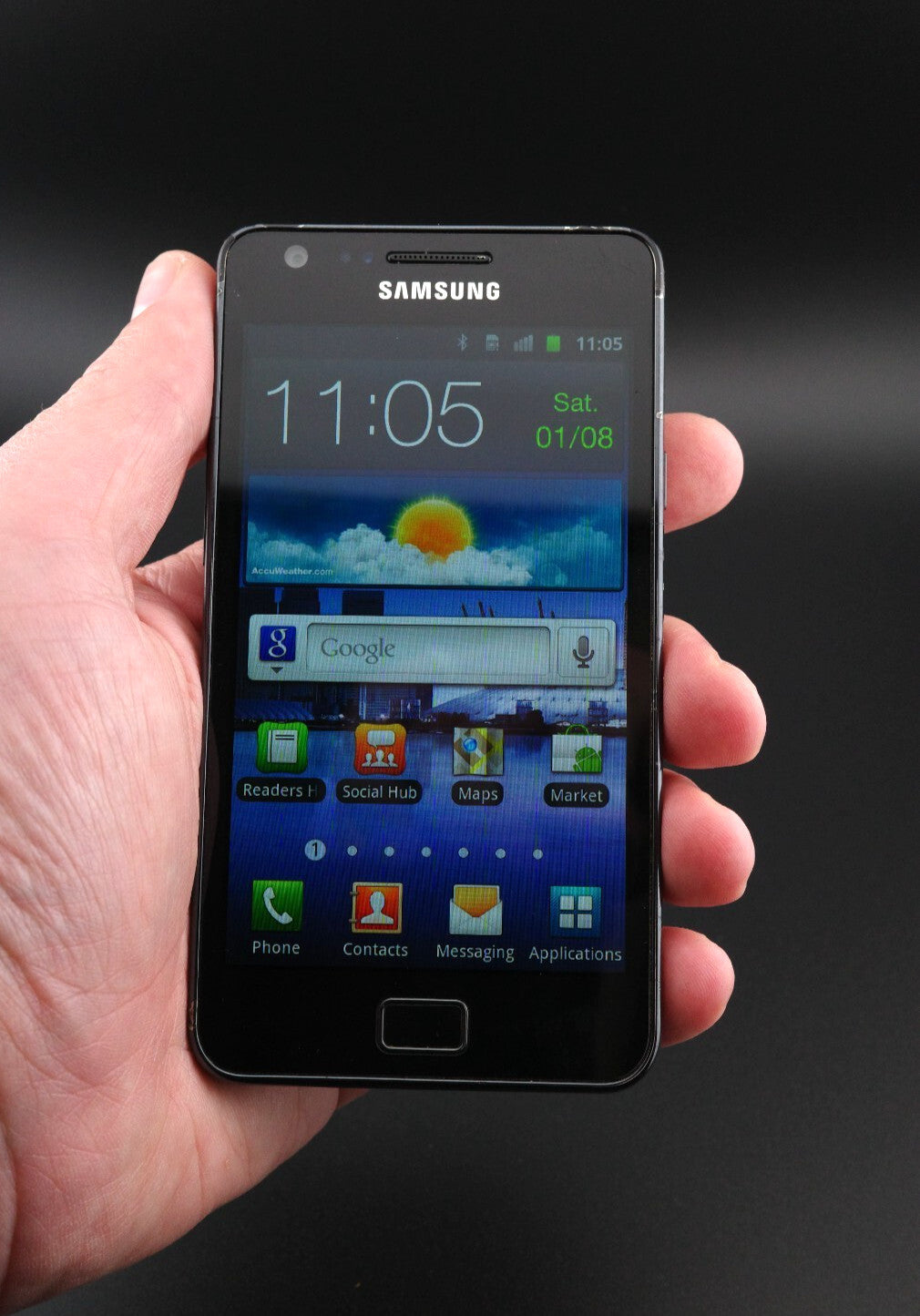 Samsung Galaxy S2 GT-I9100 16gb Unlocked Black Smartphone - Boxed