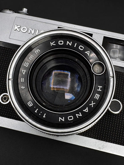Konica Auto S2 Vintage 1960's Rangefinder 35mm Film Camera - Faulty (D316)