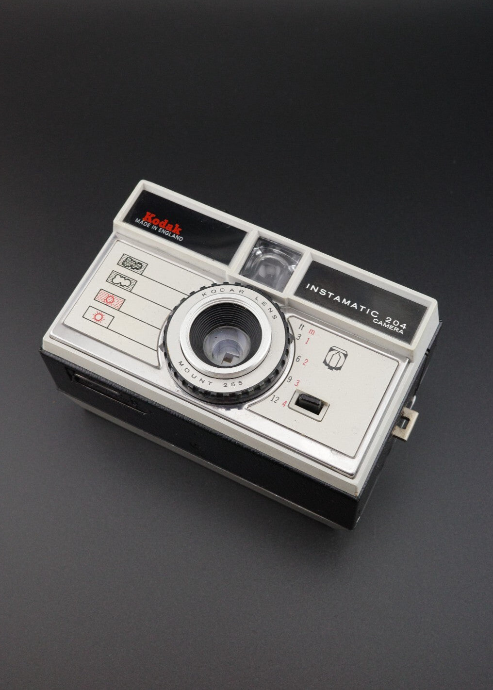 Kodak Instamatic 204 Vintage 1960's 126 Film Camera With Case - Tested & Working