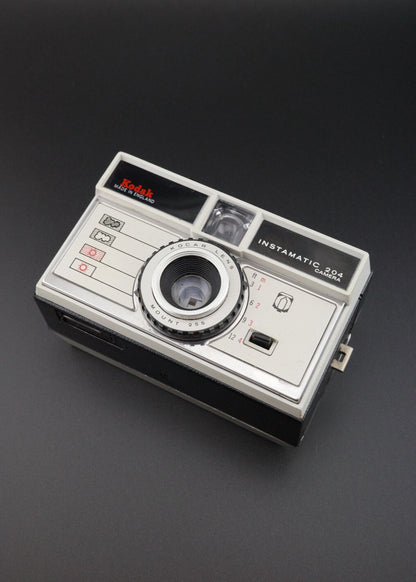 Kodak Instamatic 204 Vintage 1960's 126 Film Camera With Case - Tested & Working