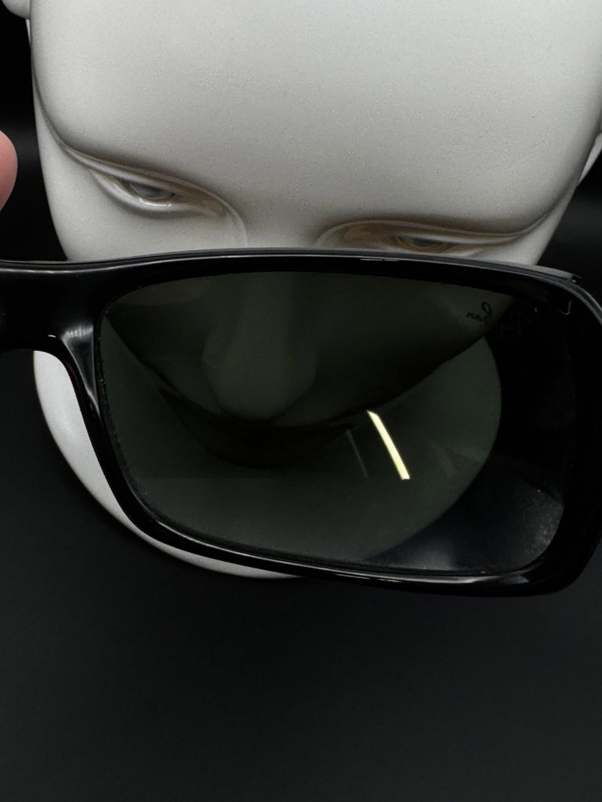 Ray Ban 4075 Men's Wraparound Sunglasses With G15 Glass Lenses