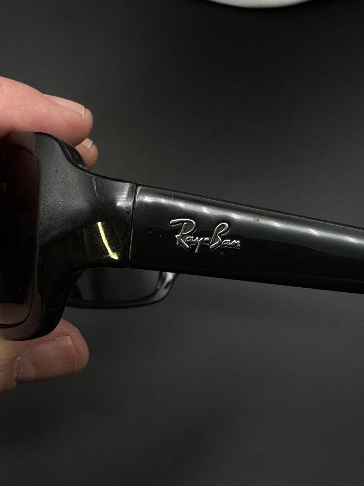 Ray Ban 4075 Men's Wraparound Sunglasses With G15 Glass Lenses