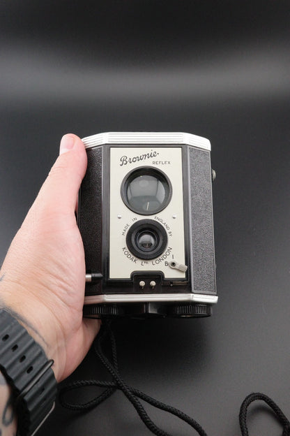 Kodak Brownie Reflex Vintage 1950's 620 Film Camera - Boxed, Tested & Working