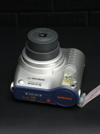 Fujifilm Instax Mini 10 Silver Instant Film Camera + Batteries Tested & Working