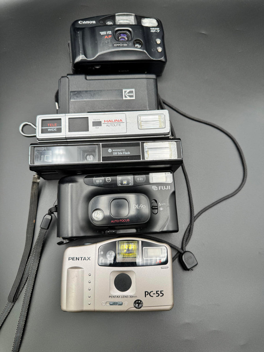 6 Vintage Film Camera Bulk Untested Job Lot - For Spares, Repair or Display