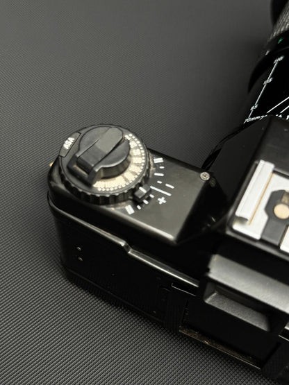 Praktica BCA Electronic 35mm SLR Camera + Pentacon 70-210mm Lens - Working