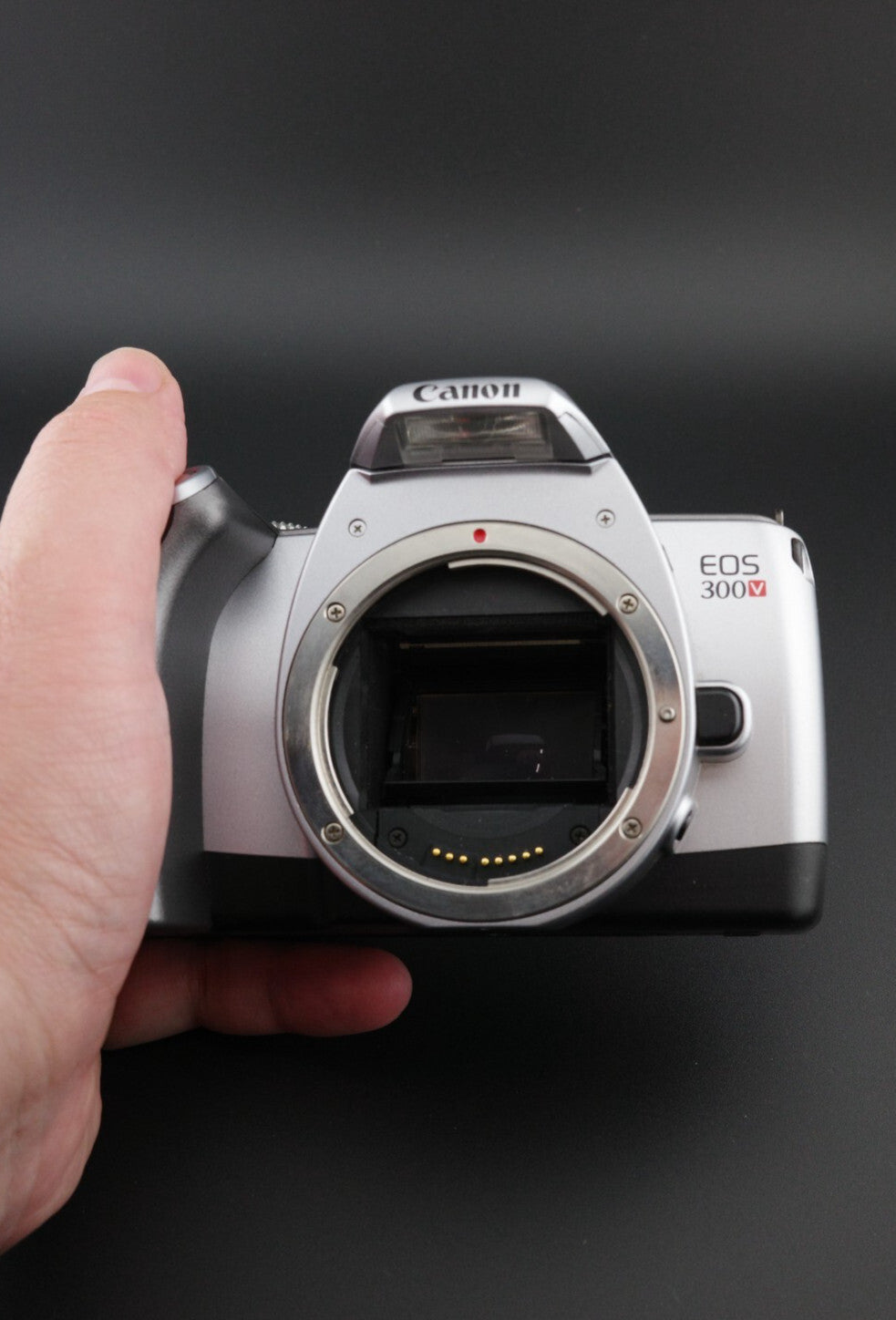 Canon EOS 300V Vintage 35mm Film SLR Camera Silver Body Only - Tested & Working