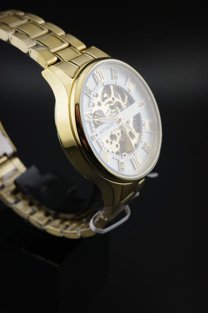 Invicta Objet D Art 69116 Men’s Automatic Watch 40mm Gold Skeleton - New & Boxed