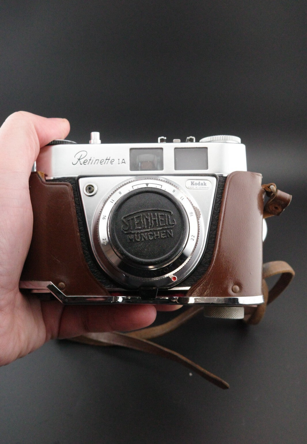 Kodak Retinette IA 1A Vintage 35mm Film Camera + Case - Film Tested Working