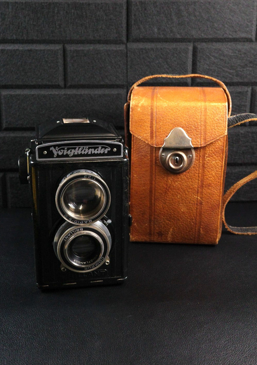 Voigtlander Brilliant Vintage 1930's 120 Film TLR Camera - Tested & Working