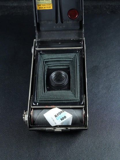 Kodak Folding Brownie Six-20 UK Model Vintage 1930's 620 Film Camera - Working
