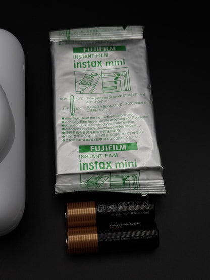 Fujifilm  INSTAX Mini 12 Camera - Clay White - Fully Working + Film & Batteries