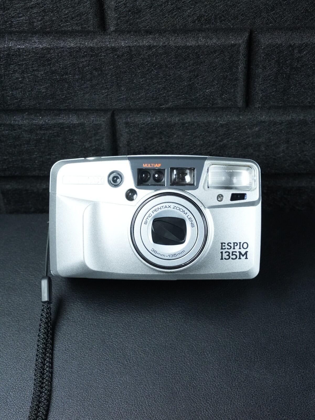 Pentax Espio 135M 35mm Film Point & Shoot Camera - Working (Faulty LED Screen)