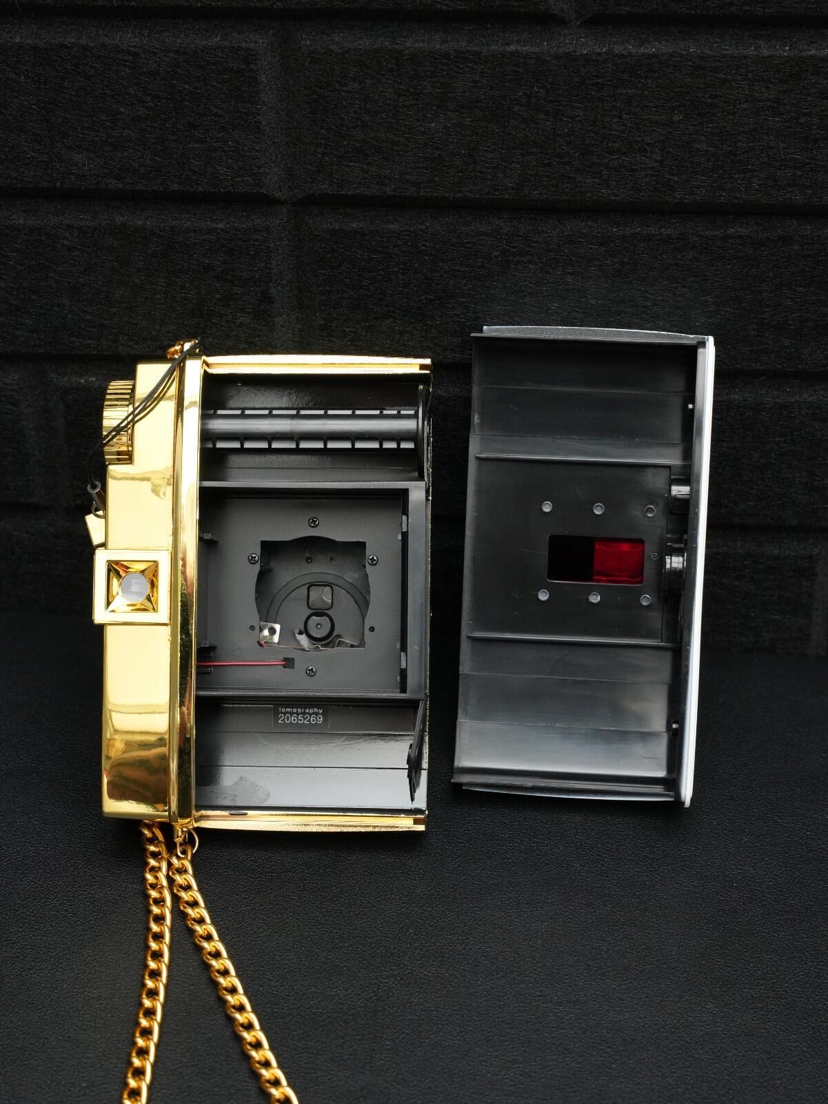 Lomography Diana F+ Limited Gold Edition 120 Film Camera - Boxed & Working