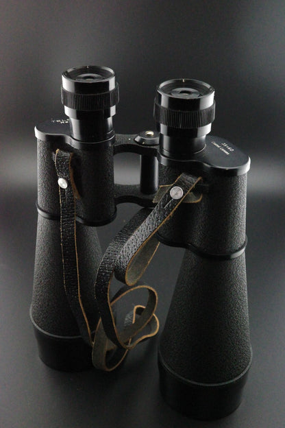 Telstar REGD Vintage 1960's 35x60 Binoculars + Original Leather Hard Case Tested