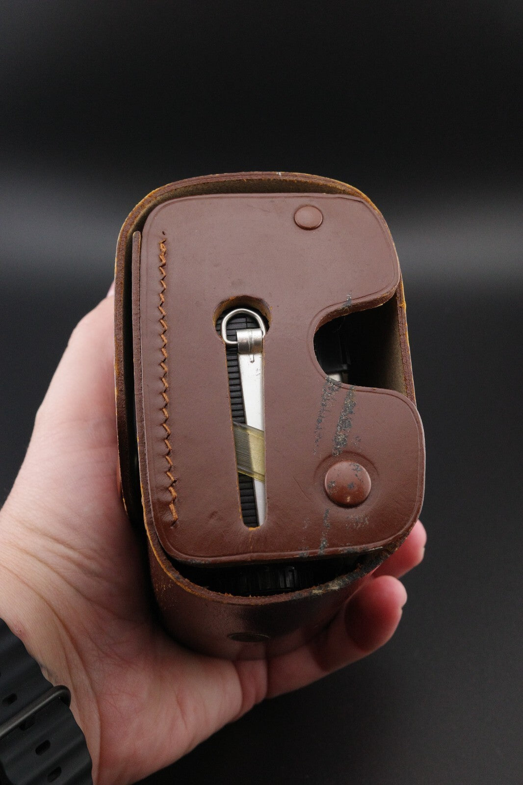 Kodak Brownie Starflex Vintage 127 Film Camera + Leather Case - Tested & Working