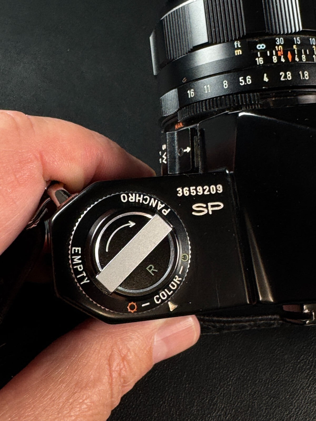 Asahi Pentax Spotmatic SP 35mm SLR Film Camera + Takumar 55mm 1.8 Lens - Working