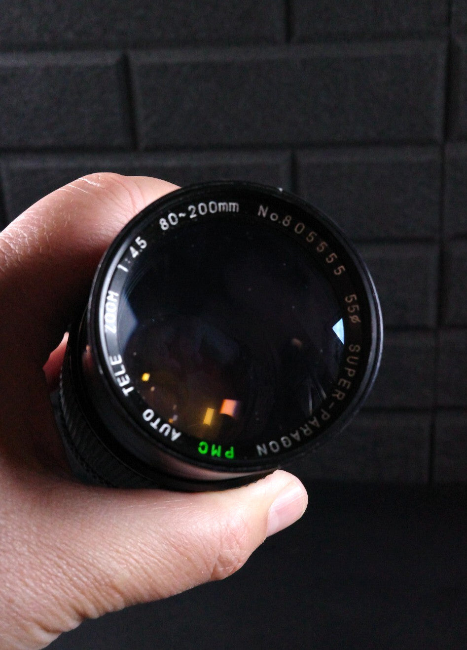 Super-Paragon 80-200mm f/4.5 Macro Zoom Lens - Canon FD Mount - Heavy Fungus