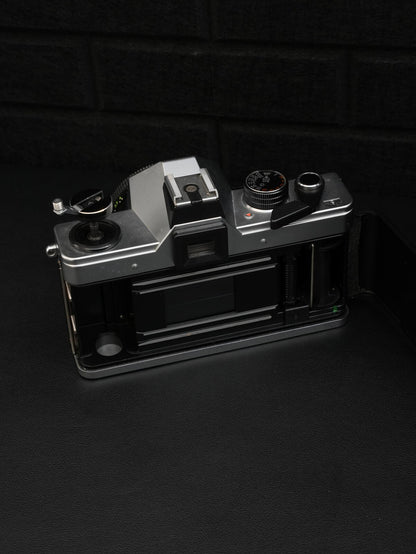 Praktica PM-3 Vintage 1980's 35mm Film Camera + Zeiss Jena 50mm 2.8 - Working