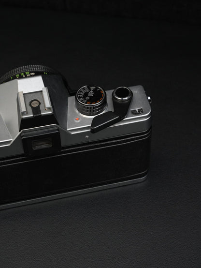 Praktica PM-3 Vintage 1980's 35mm Film Camera + Zeiss Jena 50mm 2.8 - Working