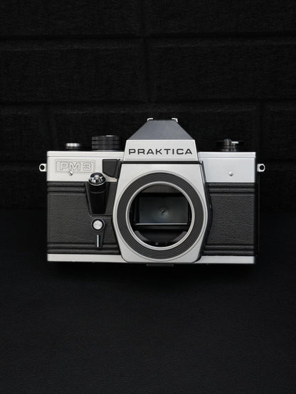 Praktica PM-3 Vintage 1980's 35mm Film Camera + Zeiss Jena 50mm 2.8 - Working
