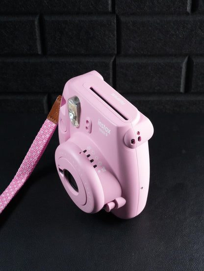 Fujifilm Instax Mini 9 Pink Instant Camera & Case / Strap - Fully Working