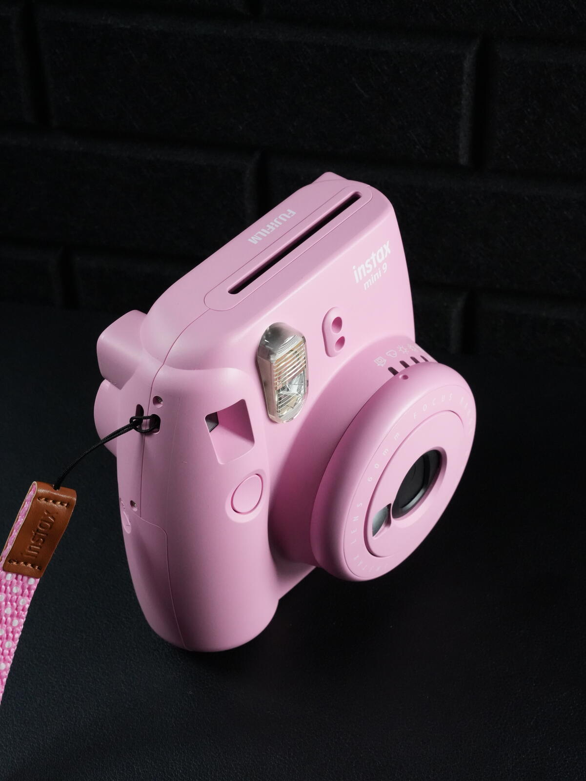 Fujifilm Instax Mini 9 Pink Instant Camera & Case / Strap - Fully Working