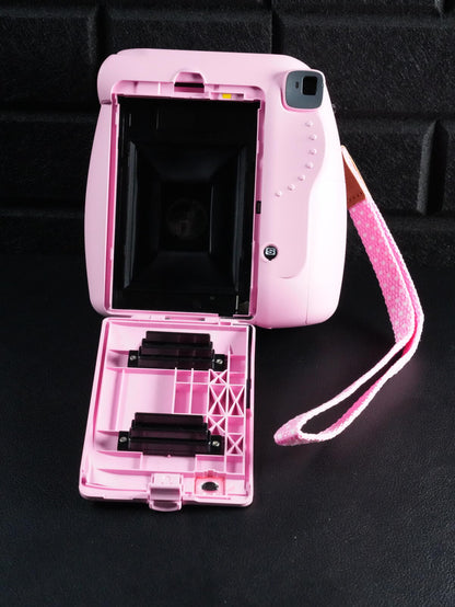 Fujifilm Instax Mini 9 Pink Instant Camera & Case / Strap - Fully Working