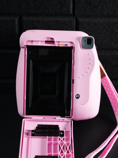 Fujifilm Instax Mini 9 Pink Instant Camera & Case / Strap - Fully Working