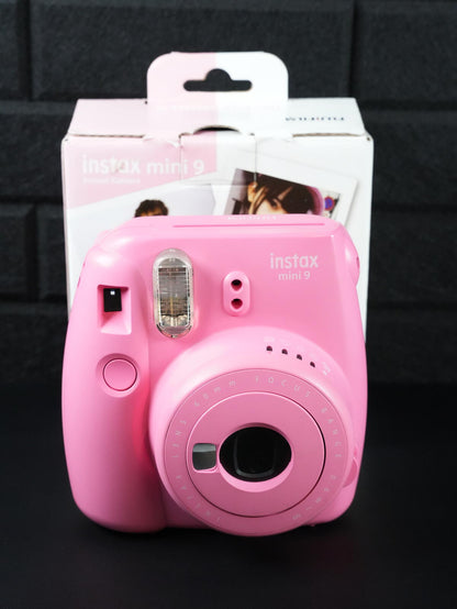 Fujifilm Instax Mini 9 Pink Instant Camera - Boxed & Fully Working (X561)