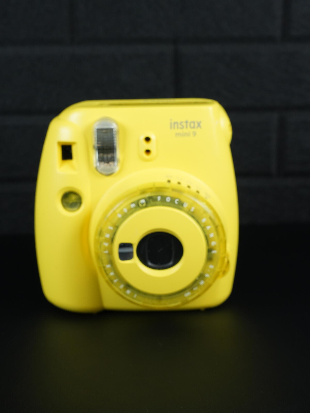 Fujifilm Instax Mini 9 Yellow Instant Camera - Film Tested & Fully Working
