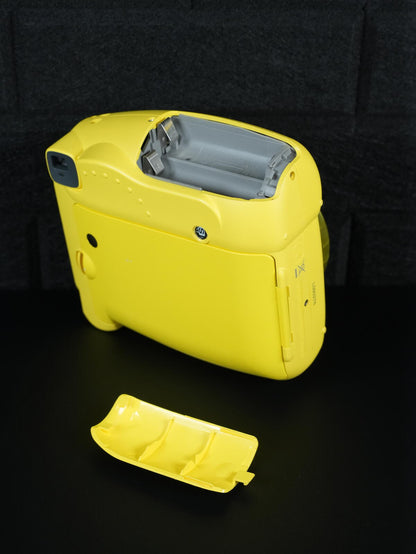Fujifilm Instax Mini 9 Yellow Instant Camera - Film Tested & Fully Working