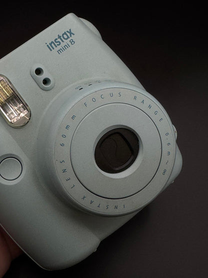 Fujifilm Instax Mini 8 Mint Green Instant Camera - Working (Read Details) 302