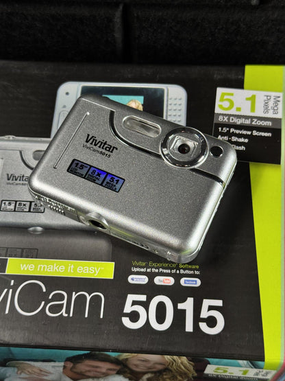 Vivitar Vivicam 5015 5.1MP Compact Digital Camera - New & Boxed