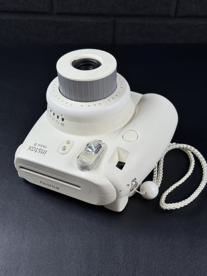 Fujifilm Instax Mini 8 White Instant Camera - Tested & Fully Working