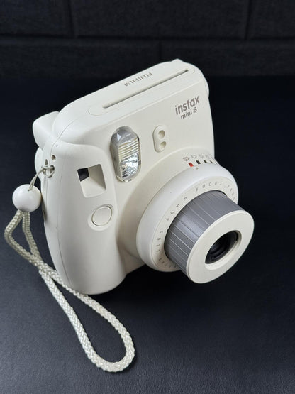 Fujifilm Instax Mini 8 White Instant Camera - Tested & Fully Working