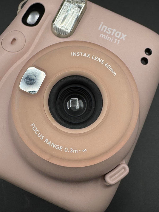 Boxed Fujifilm Instax Mini 11 Pink Instant Camera + Film & Batteries - Working