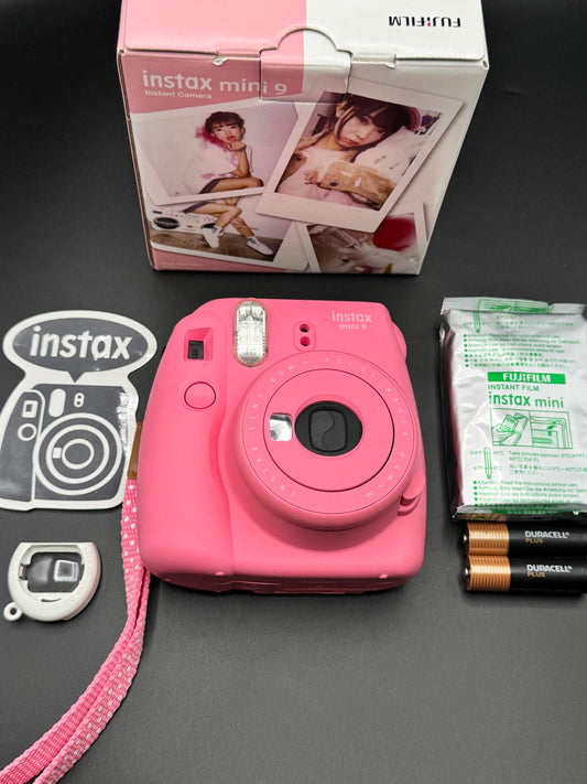 Fujifilm Instax Mini 9 Pink Instant Camera + Film & Batteries  - Working (116)