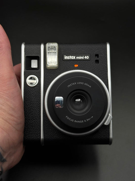 Fujifilm Instax Mini 40 Instant Camera Black + Film & Batteries - Working