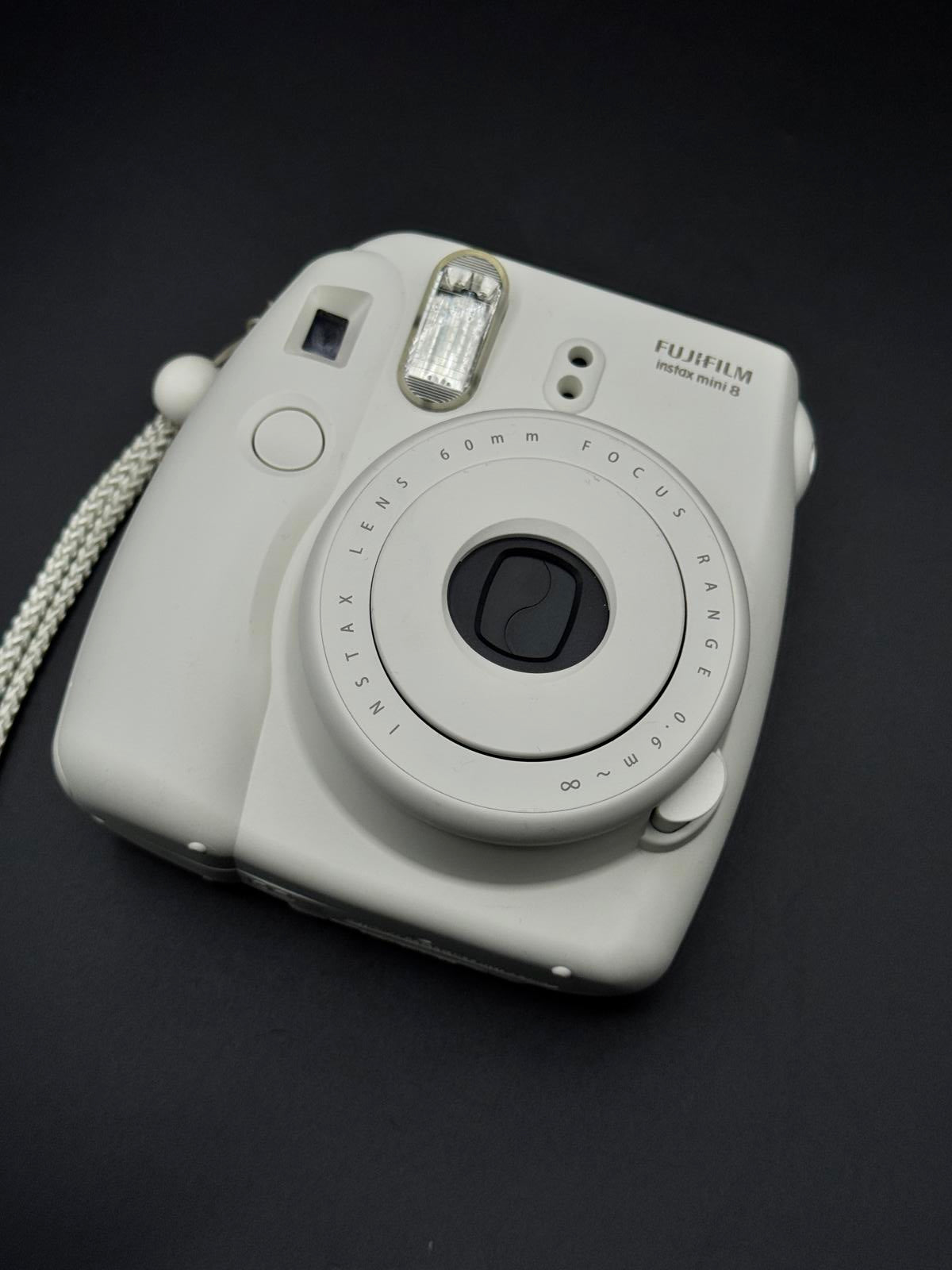 Fujifilm Instax Mini 8 White Instant Camera - Works Perfectly