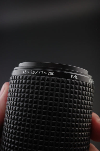 Pentacon Prakticar PB 80-200mm f/4.5-5.6 MC Zoom Lens Praktica B Tested Working