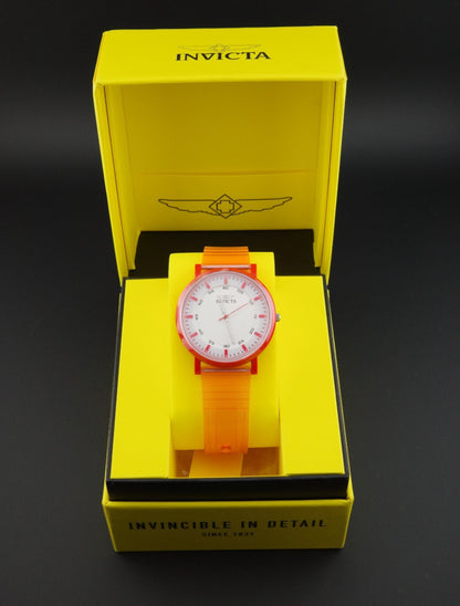 Brand New & Boxed Invicta Angel 50750 ABS Red / Silver Ladies Wristwatch