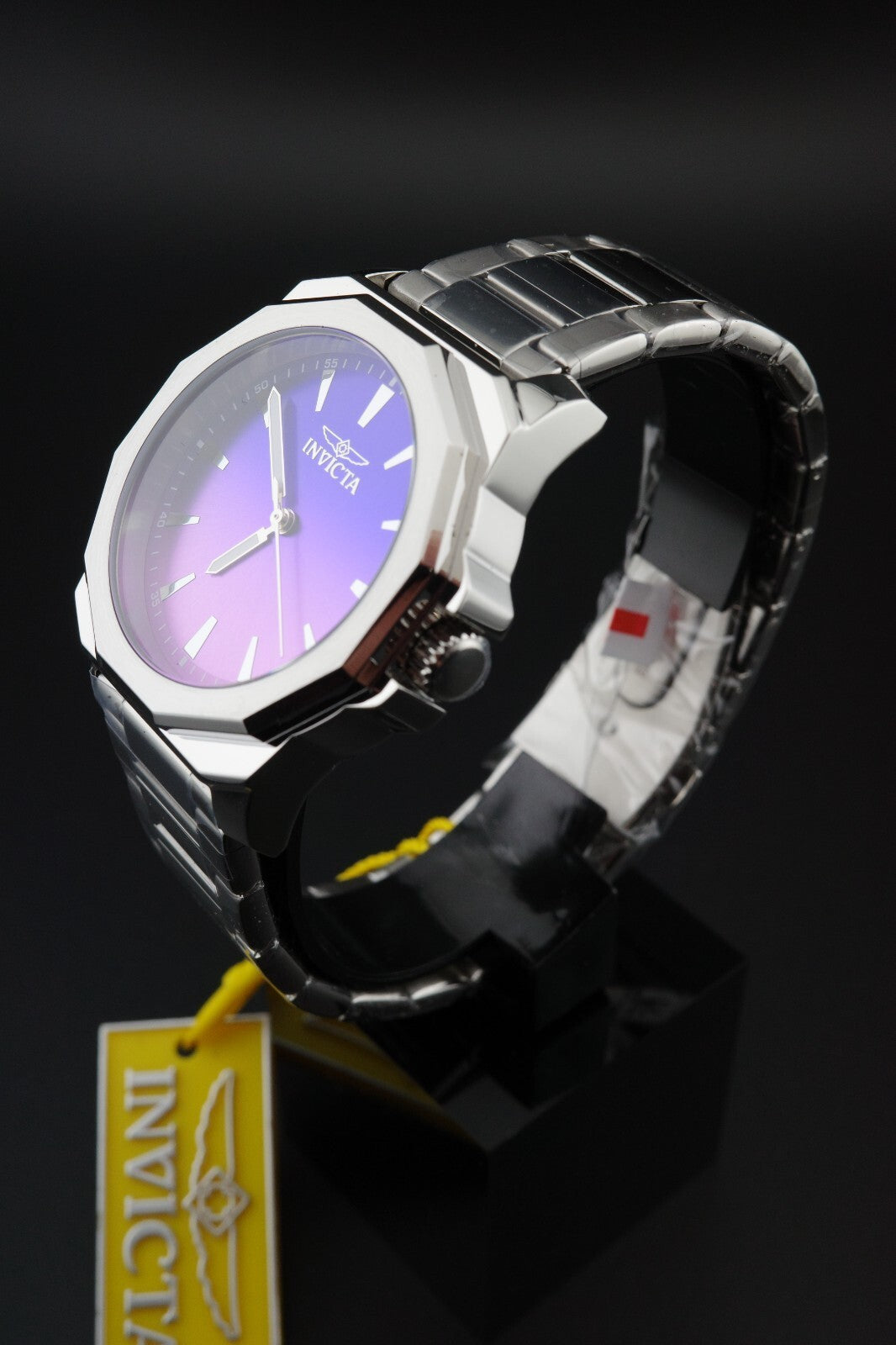 New & Boxed Invicta Speedway Dominus 50981 Men’s Watch 42mm Steel - Purple Dial