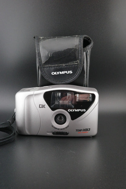 Olympus Trip XB3 35mm Film Camera + Case and Batteries - Film Tested & Working