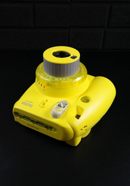 Fujifilm Instax Mini 9 Yellow Instant Camera - Film Tested & Fully Working