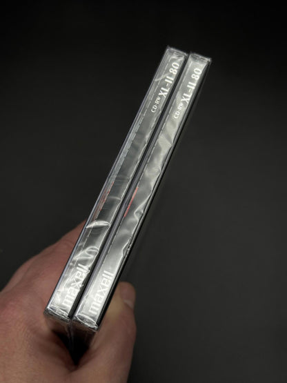 2 Genuine Maxell CD-RW 80 XL-II Rewritable Discs - New & Sealed